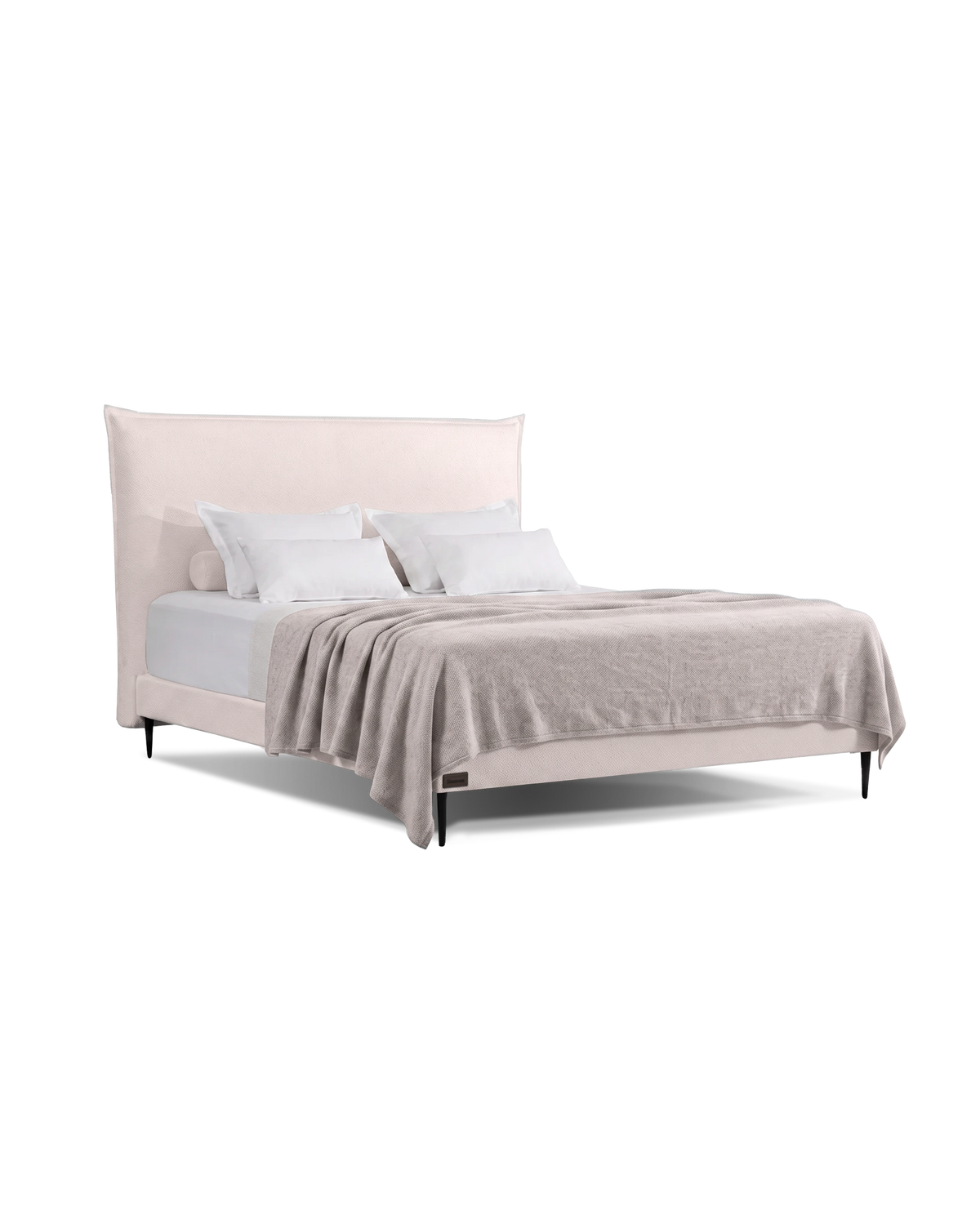 מיטה זוגית Bed 1500 של Simmons בריפוד שמנת