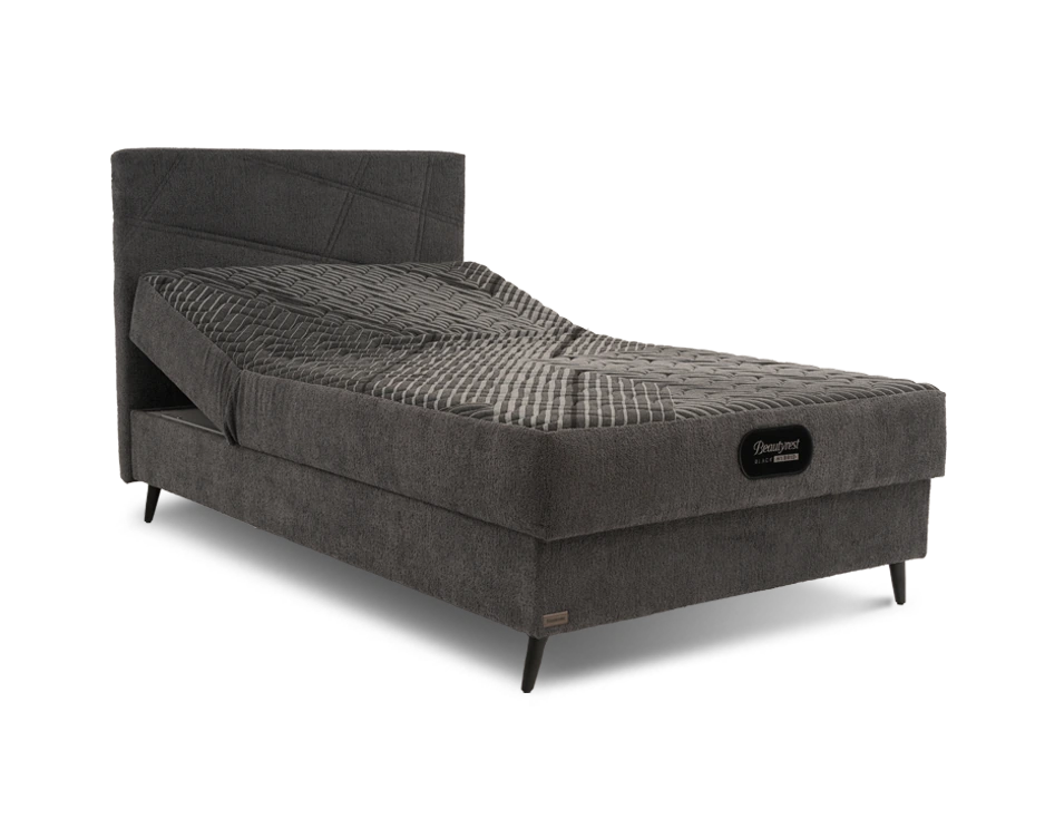 מיטת נוער Grey עם גב מיטה של סימונס