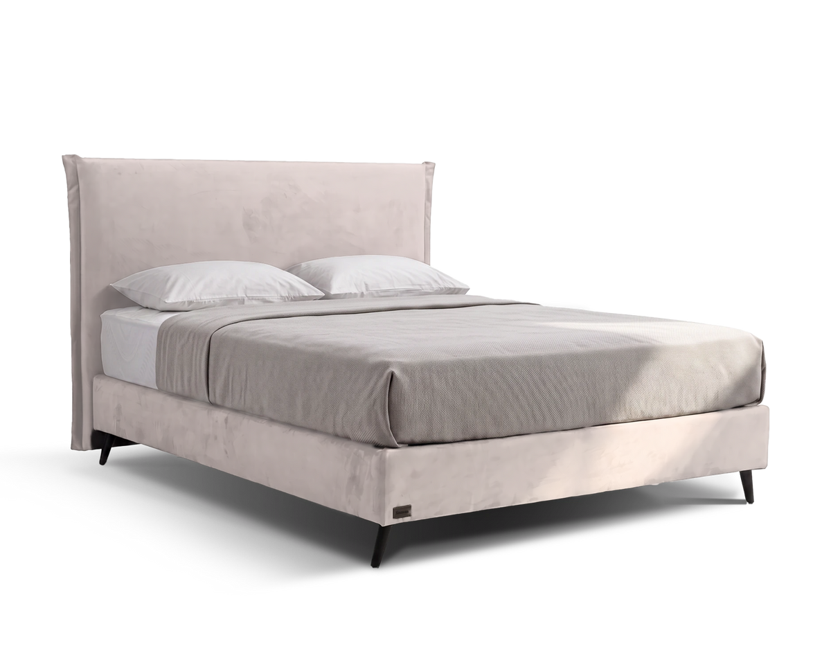 מיטה זוגית Bed 1500 של Simmons בריפוד שמנת